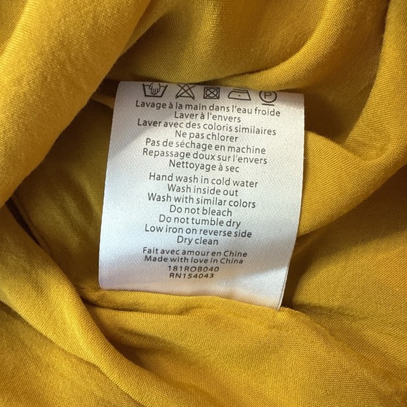 Sezane Silk Dress Floral Sheer Lined Open Back FR36 Missing BELT - Picture 12 of 16